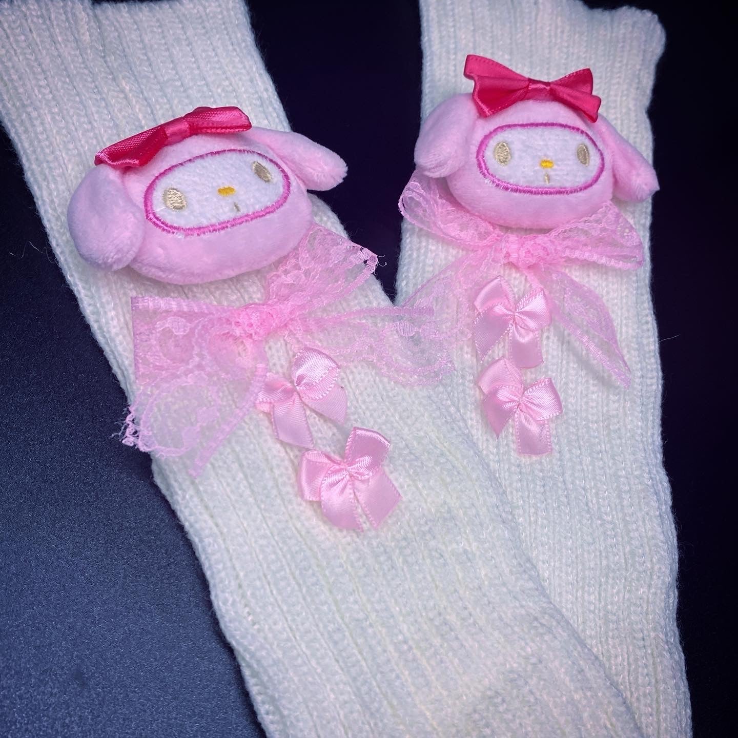 My Melody Plushie Leg/Arm Warmers