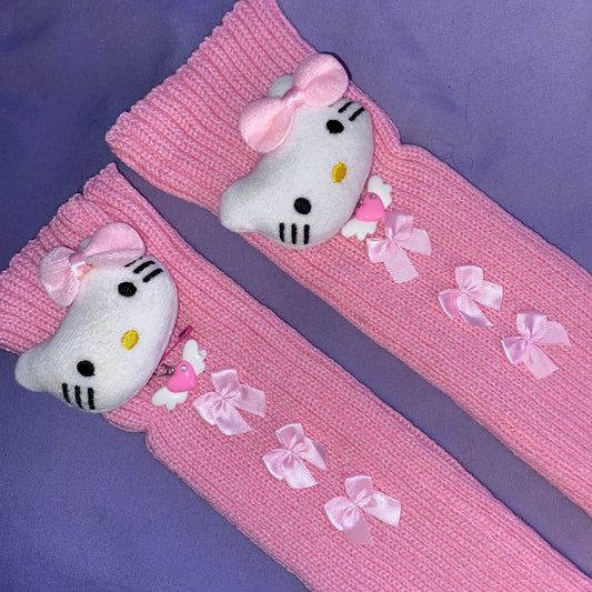 Hello Kitty Plushie Arm/Leg Warmers